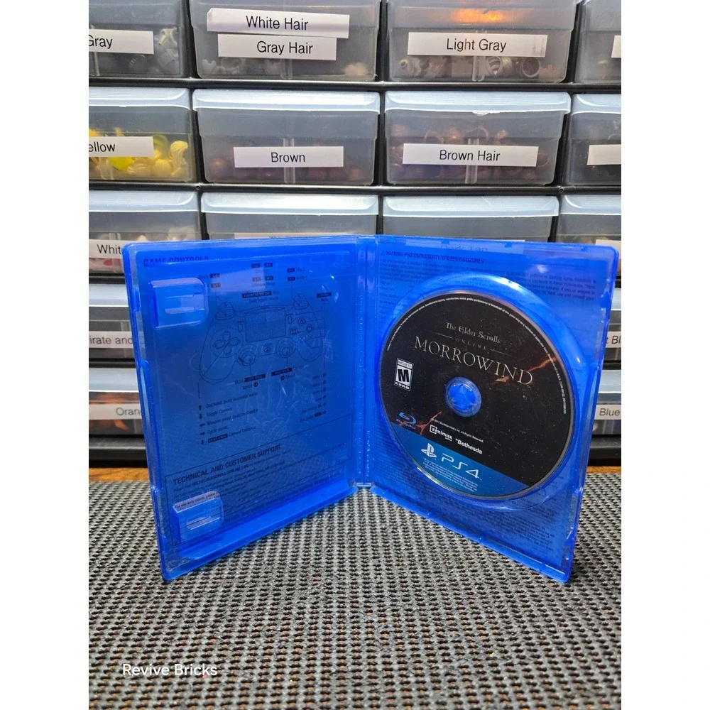 The Elder Scrolls Online Morrowind (Sony PlayStation 4, PS4) Game &‎ Case Tested